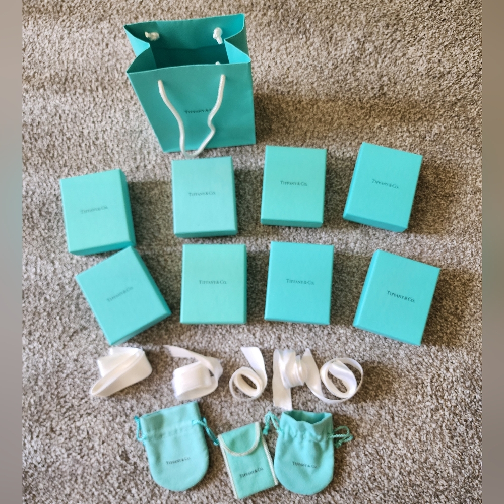 Tiffany & Co Assorted Jewelry Boxes and  Bags